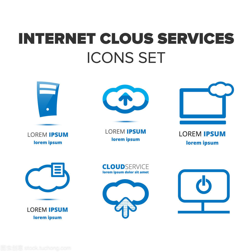 互聯(lián)網(wǎng)云服務(wù)圖標(biāo)集 數(shù)字化時(shí)代的視覺(jué)語(yǔ)言